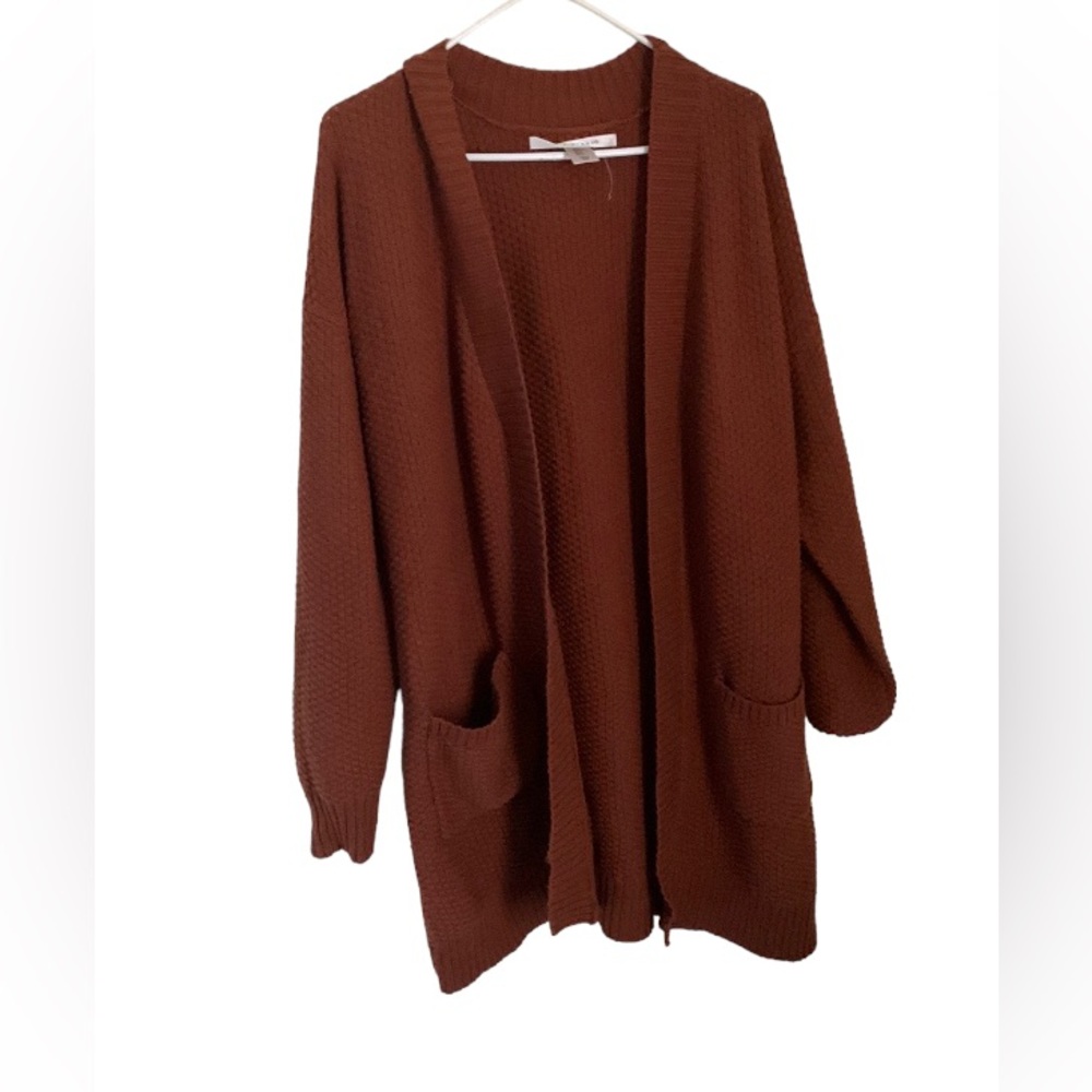 Long Sleeve Cable Knit Carnigan